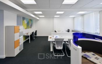 overzicht van de kantoorvloer