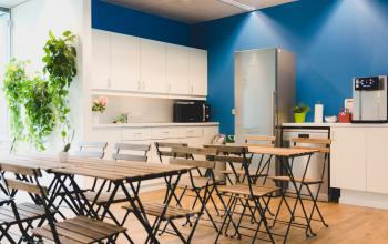 huur kantoor bedrijvencentrum brussel airport eetzaal