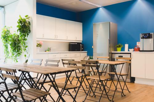 huur kantoor bedrijvencentrum brussel airport eetzaal