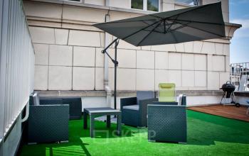 Dakterras aan de Louzialaan