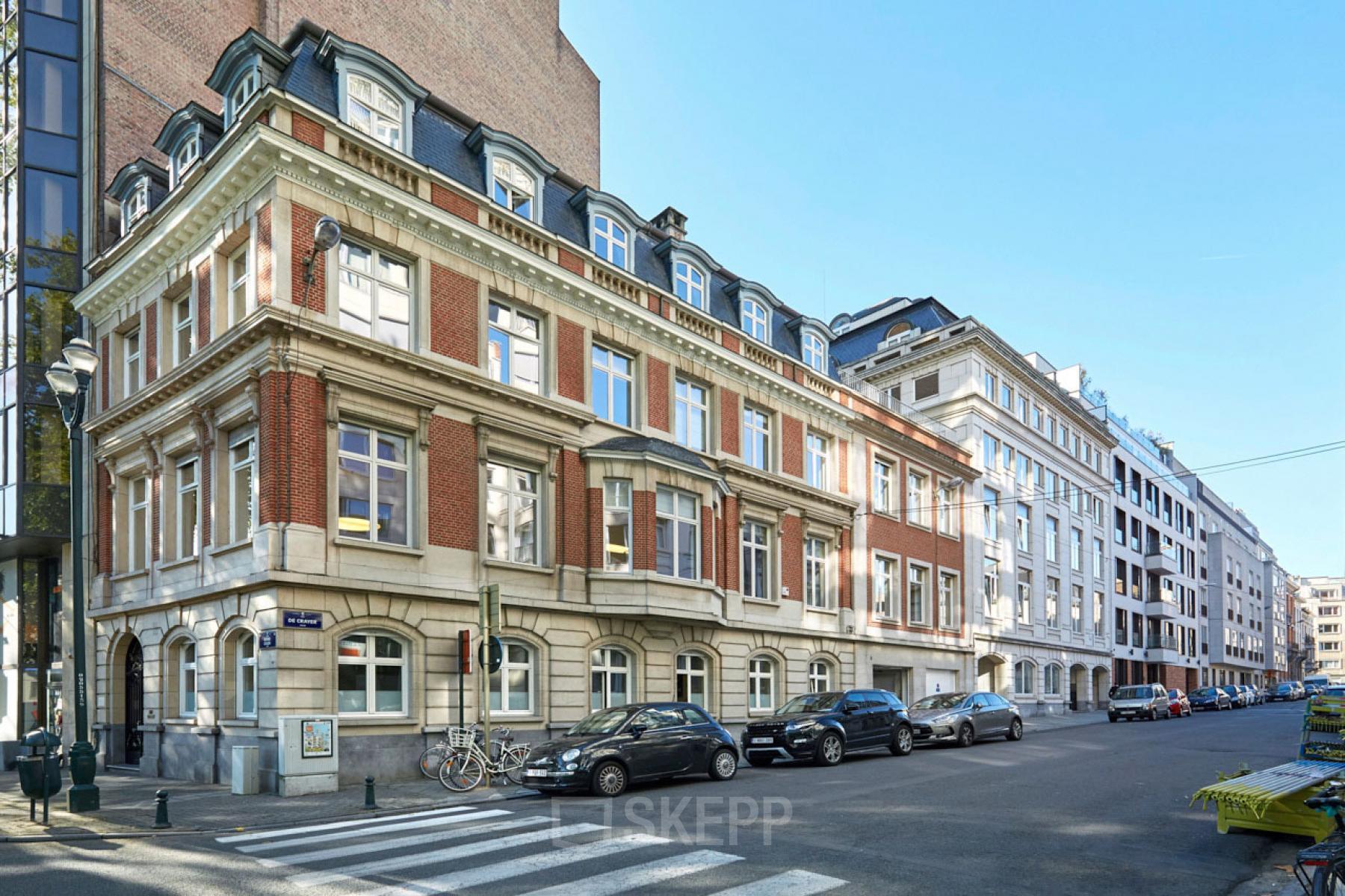 Aanzicht van het gebouw