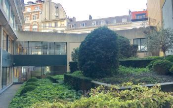 binnentuin in het kantoorgebouw