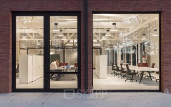 ingericht kantoor kermt hasselt nacht zicht