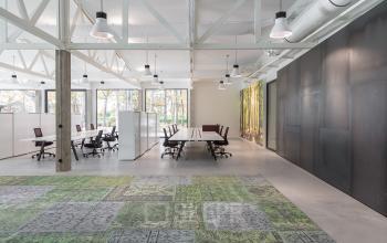 ingericht kantoor kermt hasselt tapijt